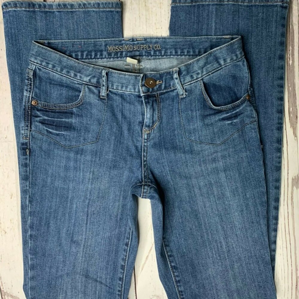 Mossimo Supply Co Womens Blue Bootcut Jeans Size 7